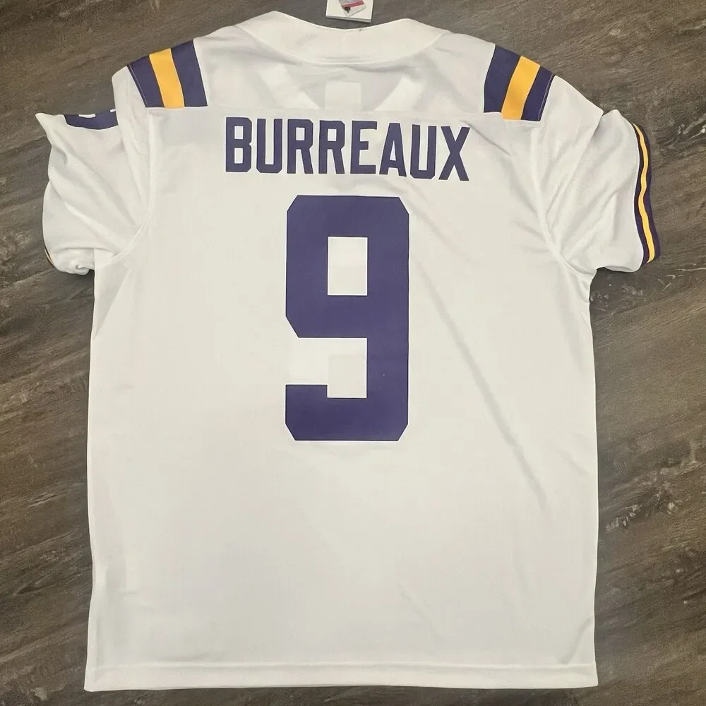 Joe Burrow Burreaux LSU Tigers Nike College Football Jersey Men XL BV7381-104